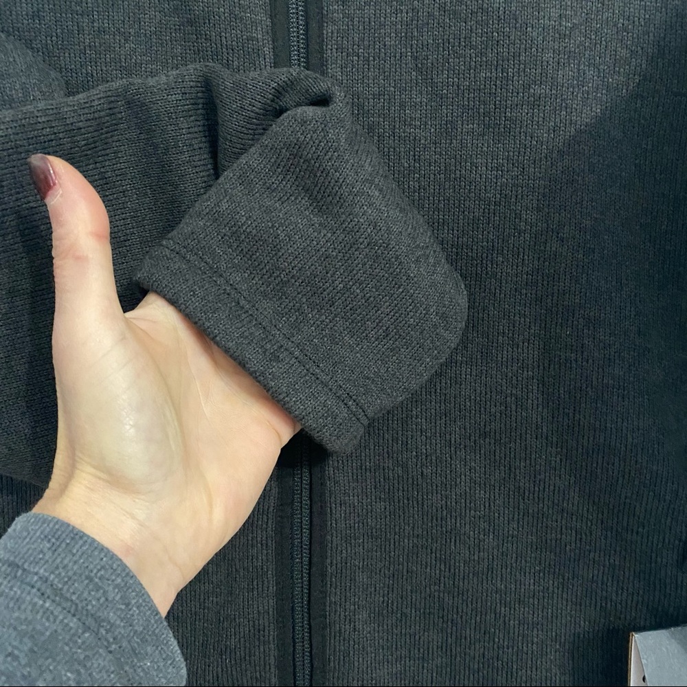 The North Face Size XL Black Heather Crescent Full Zip Jacket - Picture 7 of 12